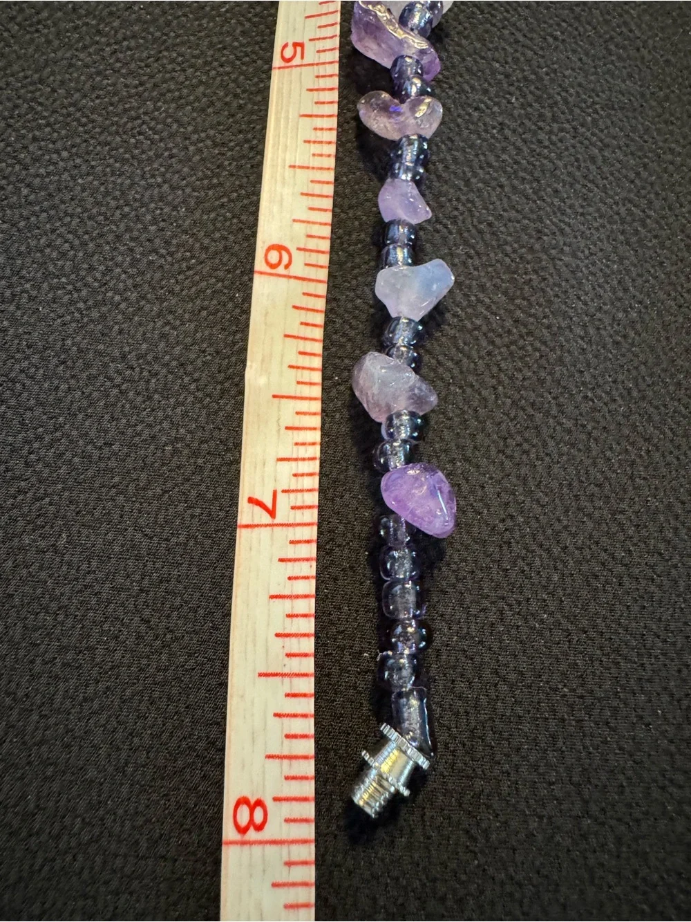 Lavender Jade Chip Bracelet